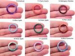 GemstoneGO crystal ring with genuine gemstone, showcasing a sparkling gemstone set in a silver band, jewelry making supplies.