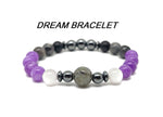 Handmade GemstoneGO intention bracelet with colorful crystals, stretchy design for men and women, customizable gemstone options.