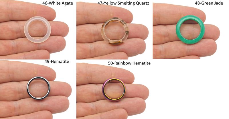 GemstoneGO crystal ring with a clear gemstone, showcasing a genuine gemstone jewelry piece for making or wearing.