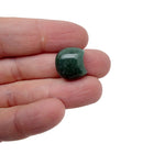 Assorted 16mm crystal moon beads in various colors for jewelry making, from GemstoneGO, shown in a close-up image.