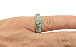 Genuine gemstone crystal ring from GemstoneGO, featuring a sparkling gemstone set in a silver band, ideal for jewelry making.