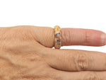 GemstoneGO crystal ring featuring a genuine gemstone, perfect for jewelry making supplies, shown in a close-up image.