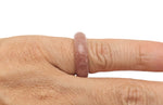 Genuine gemstone crystal ring by GemstoneGO featuring a sparkling gemstone set in a silver band, perfect for jewelry making.