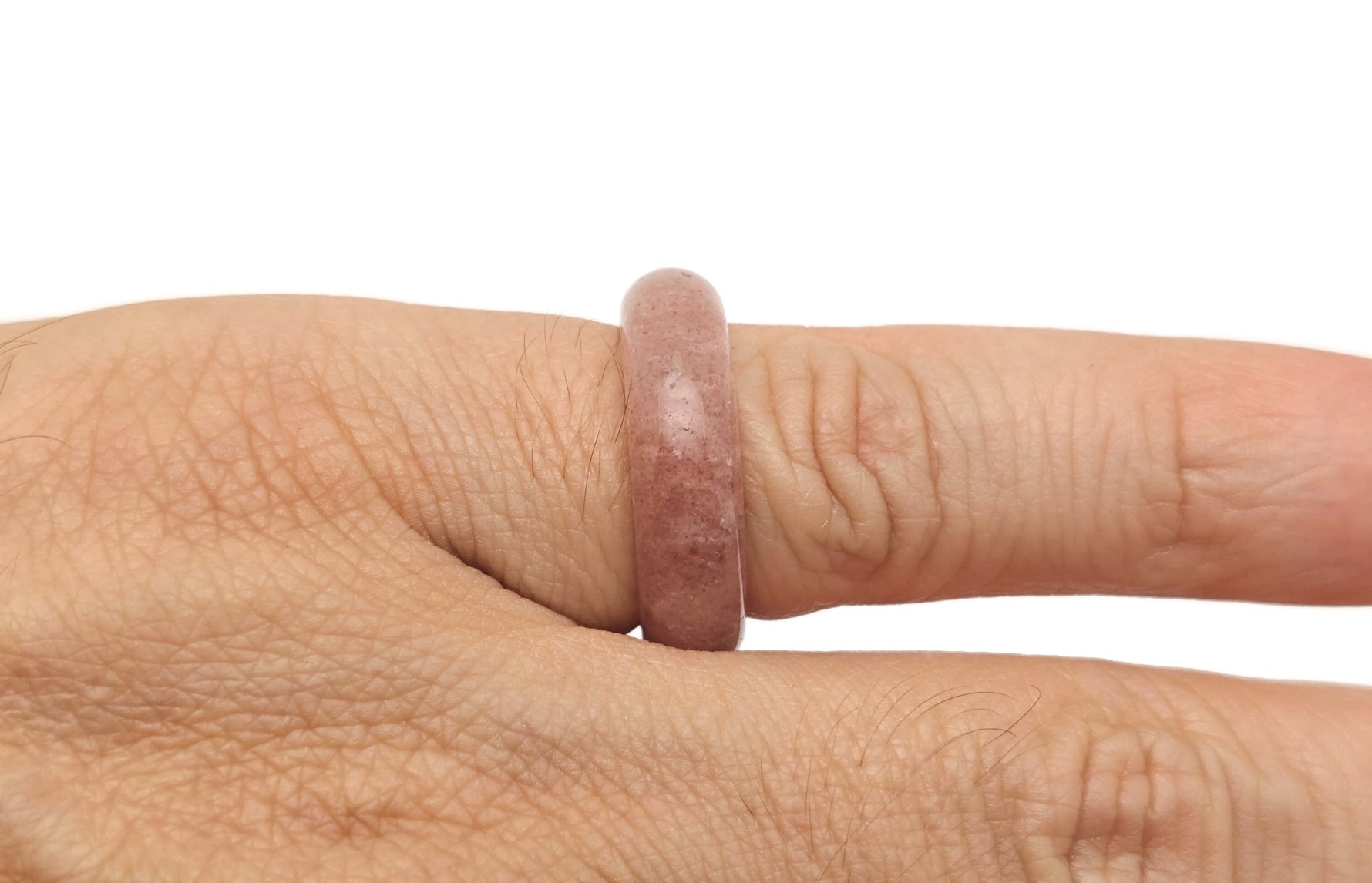 Genuine gemstone crystal ring by GemstoneGO featuring a sparkling gemstone set in a silver band, perfect for jewelry making.