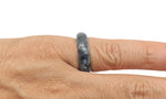 Genuine gemstone crystal ring by GemstoneGO, featuring a sparkling gemstone set in a silver band, perfect for jewelry making.