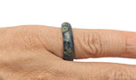 Genuine gemstone crystal ring with colorful gemstones, jewelry making supplies, and a silver band from GemstoneGO.