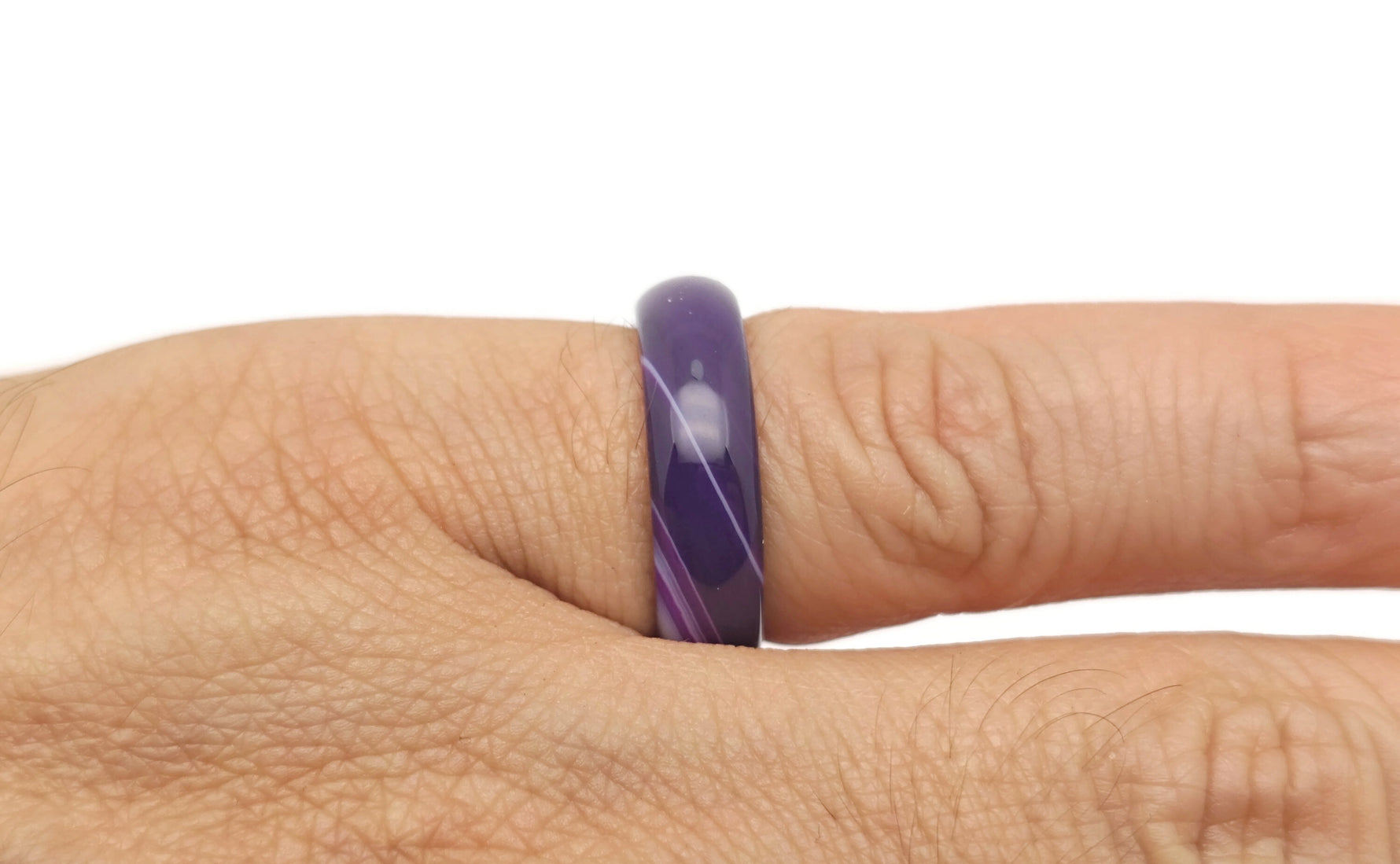 Genuine gemstone crystal ring from GemstoneGO, showcasing a sparkling gemstone set in a silver band, jewelry making supply.