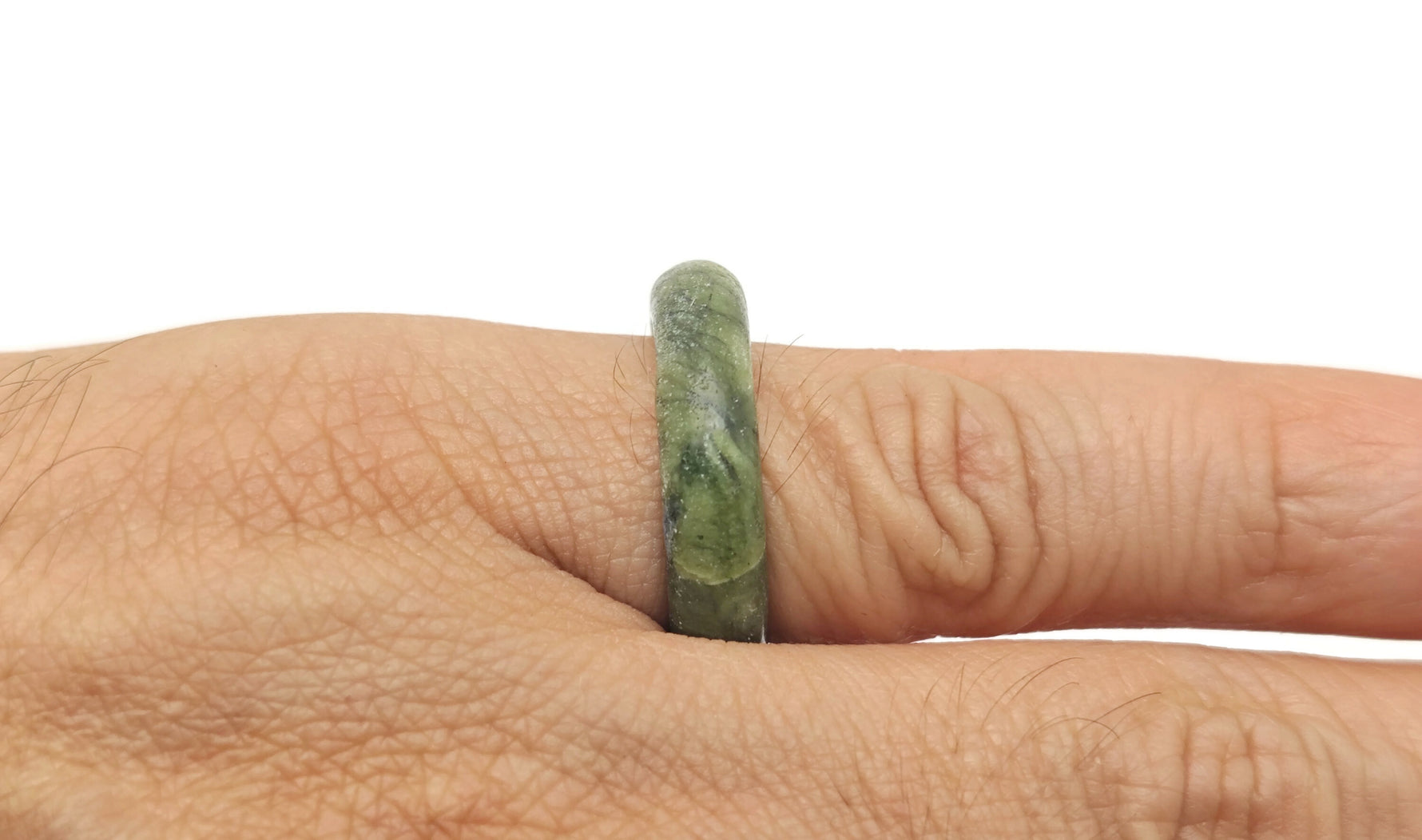 Genuine gemstone crystal ring by GemstoneGO, showcasing a sparkling multi-colored gemstone set in a silver band.