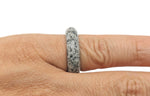 GemstoneGO crystal ring with genuine gemstones, showcasing a sparkling gemstone set in a silver band, ideal for jewelry making supplies.