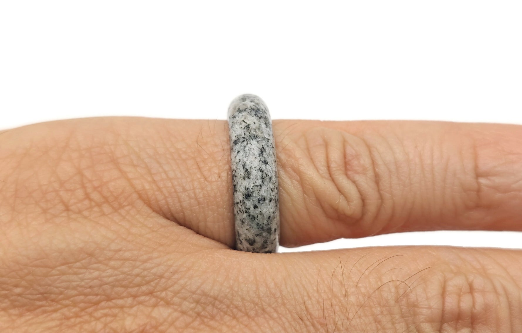 GemstoneGO crystal ring with genuine gemstones, showcasing a sparkling gemstone set in a silver band, ideal for jewelry making supplies.