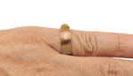 Genuine gemstone crystal ring by GemstoneGO, showcasing a sparkling gemstone set in a silver band for jewelry making.