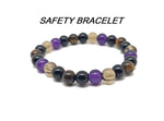 Handmade stretchy intention bracelet with mixed crystals, suitable for men and women, by GemstoneGO.