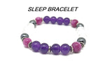 Handmade stretchy intention bracelet with mixed crystals for men and women, featuring colorful gemstone beads.