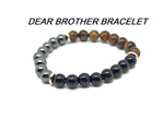 Handmade stretchy intention bracelet with colorful crystals for men and women, featuring mixed gemstone beads by GemstoneGO.