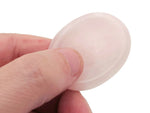 Crystal worry stone from GemstoneGO, soothing 45x35mm stress relief crystal with a smooth, polished surface for relaxation.