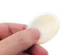 Crystal worry stone from GemstoneGO, 45x35mm soothing stress relief crystal with a smooth polished surface in mixed colors.