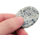 Smooth crystal worry stone from GemstoneGO, 45x35mm, featuring a calming, polished surface for stress relief and relaxation.
