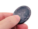 Smooth crystal worry stone from GemstoneGO, 45x35mm, featuring soothing, colorful gemstones for stress relief and relaxation.