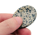 Crystal worry stone from GemstoneGO, 45x35mm soothing stress relief crystal with mixed gemstones in a smooth, polished finish.