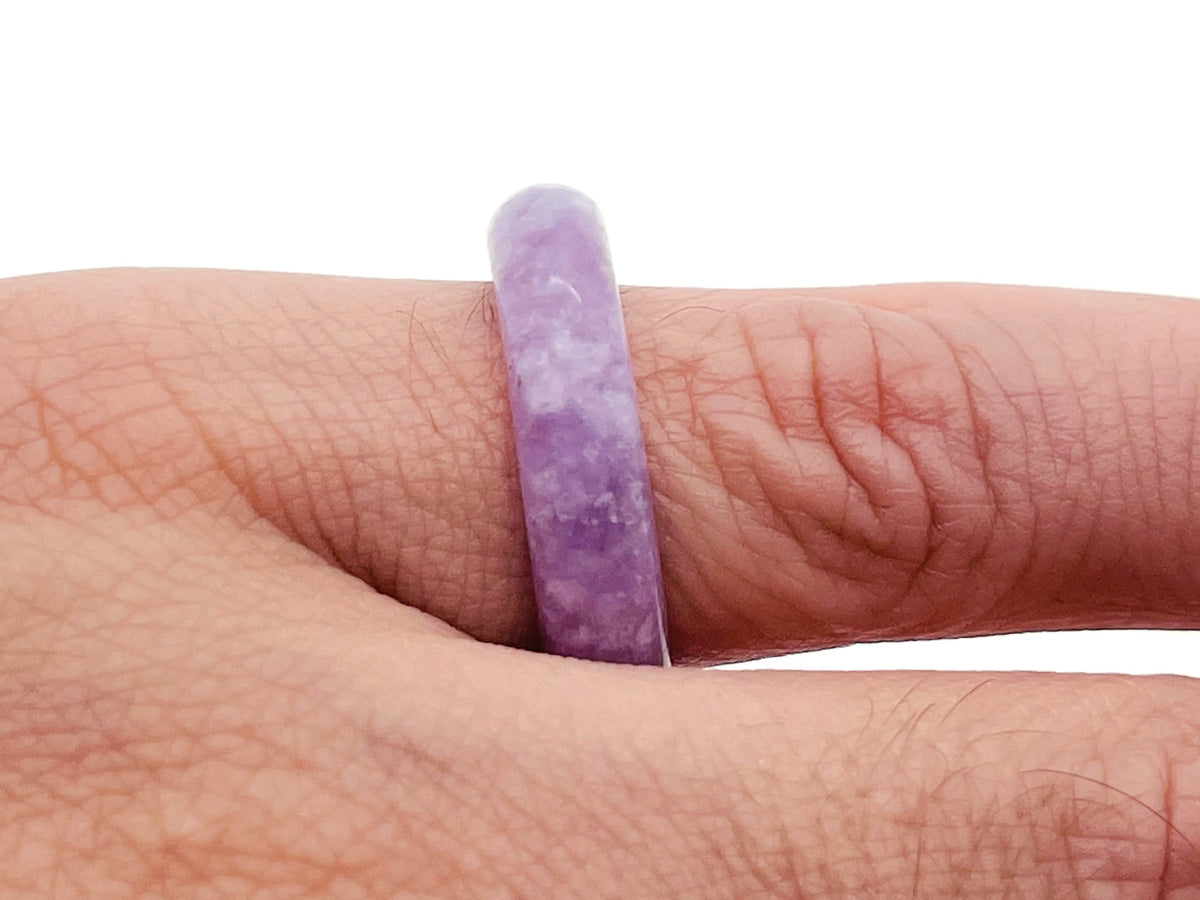 Genuine gemstone crystal ring by GemstoneGO featuring a sparkling gemstone set in a silver band, perfect for jewelry making.