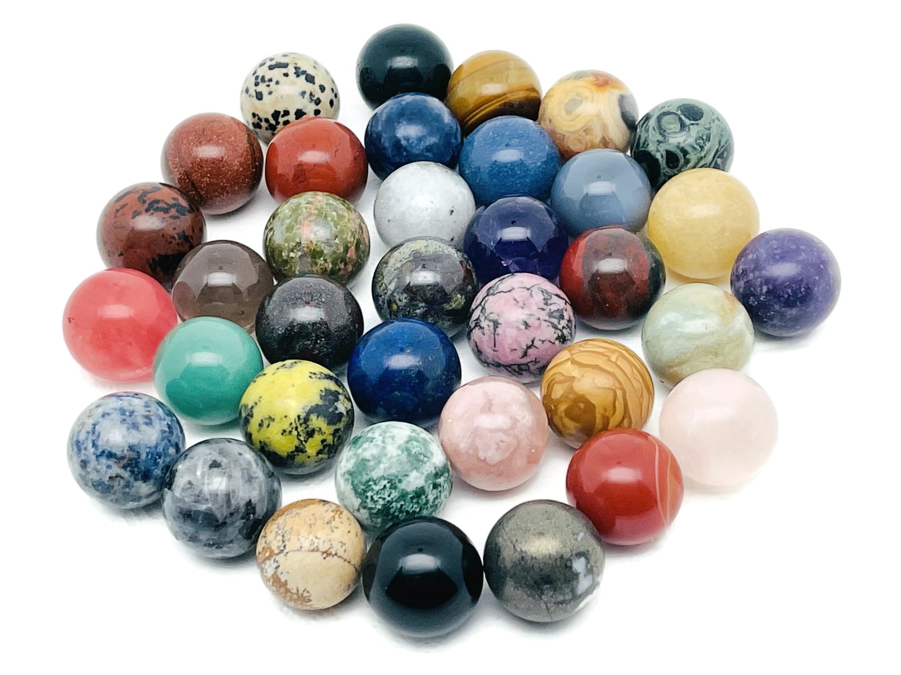 Crystal Sphere Gemstone - Healing Stone – Crystal Ball – 20mm - MIX