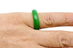 Genuine gemstone crystal ring from GemstoneGO, showcasing a sparkling multicolored gemstone set in a silver band.
