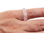 Genuine gemstone crystal ring from GemstoneGO, showcasing a sparkling gemstone set in a silver band for jewelry making supplies.