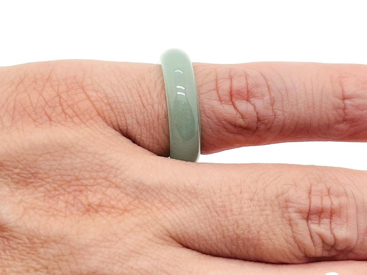 Genuine gemstone crystal ring from GemstoneGO, featuring colorful gemstone accents on silver band, jewelry making supply.