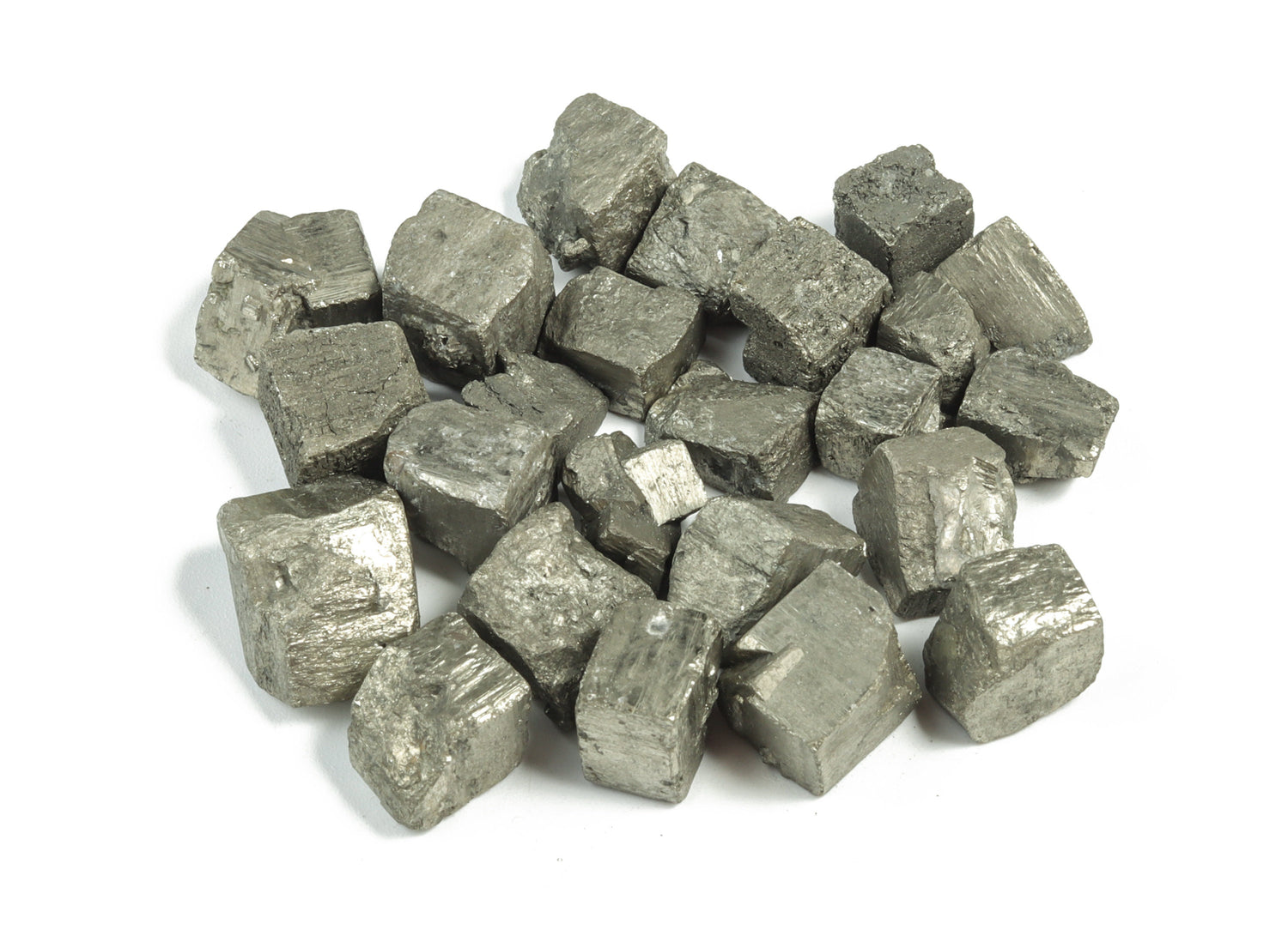 Cube de pyrite - Pyrite naturelle - Pierre de lithothérapie - Pierre de protection puissante - 1 à 1,5 cm - RA1023