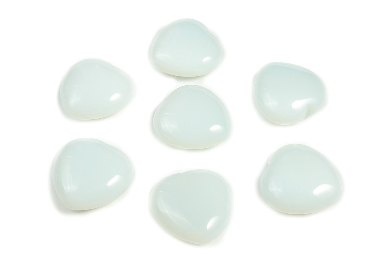 Opalite Heart Gemstone - 30mm - HE1163
