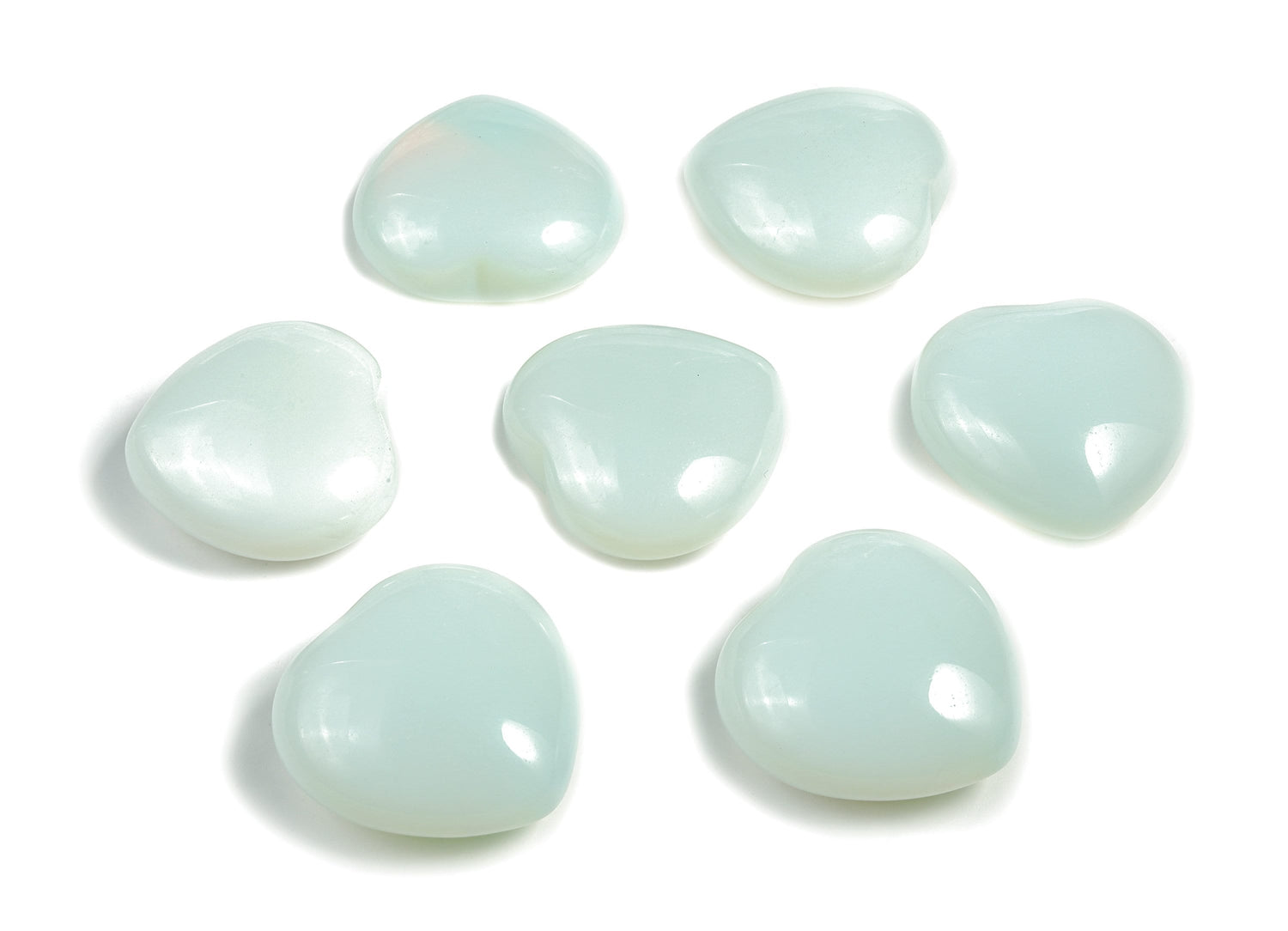 Opalite Heart Gemstone - 40mm - HE1233
