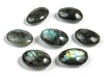Labradorite palm gemstone spa stone from GemstoneGO, featuring iridescent labradorite with natural gemstone textures and polished surface.