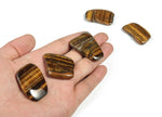 Tiger Eye flat gemstone slab from GemstoneGO, displaying rich golden-brown hues and smooth polished surface.