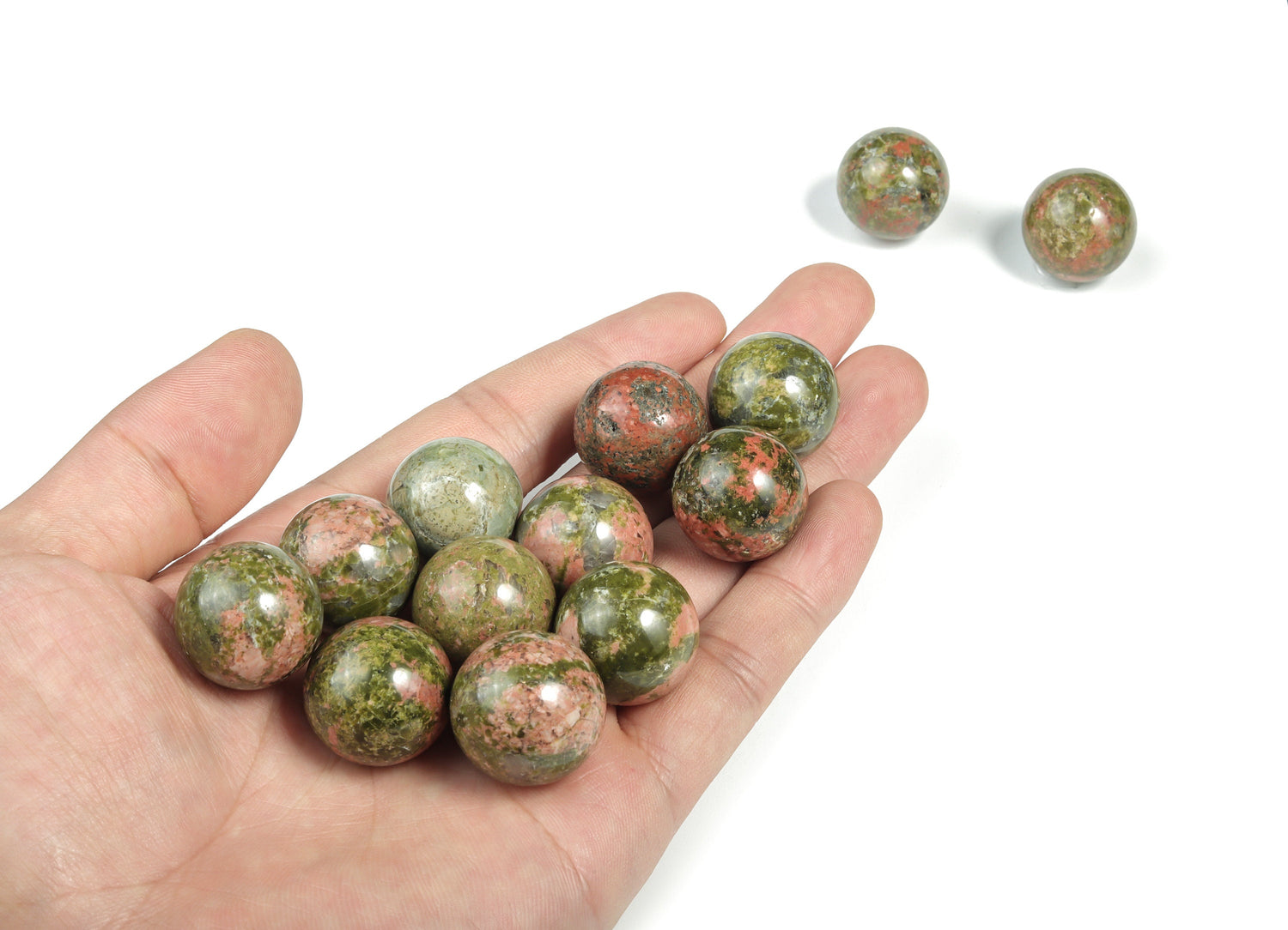 Esfera de unakita - Bola de cristal - 20 mm - SP1036
