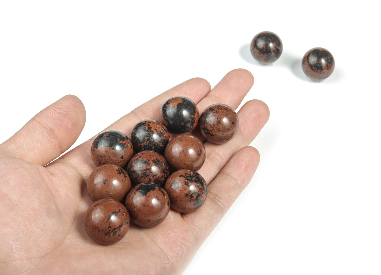 Esfera de obsidiana caoba - Bola de cristal - 20mm - SP1030