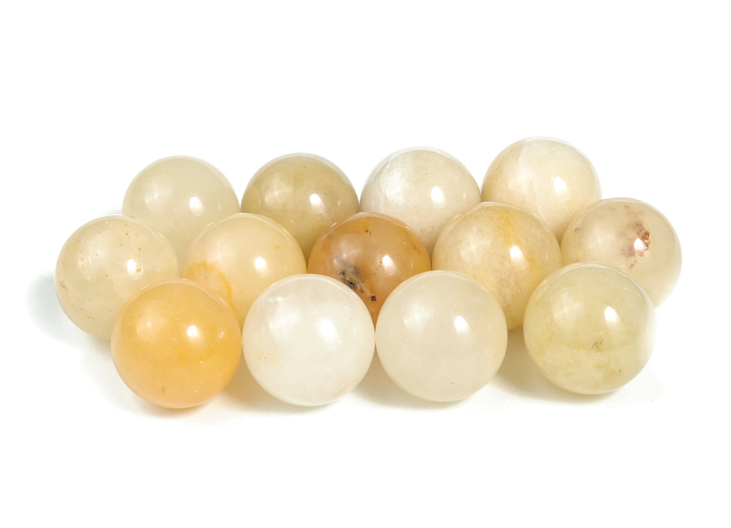 Esfera de jade amarillo - Bola de cristal - 20mm - SP1033
