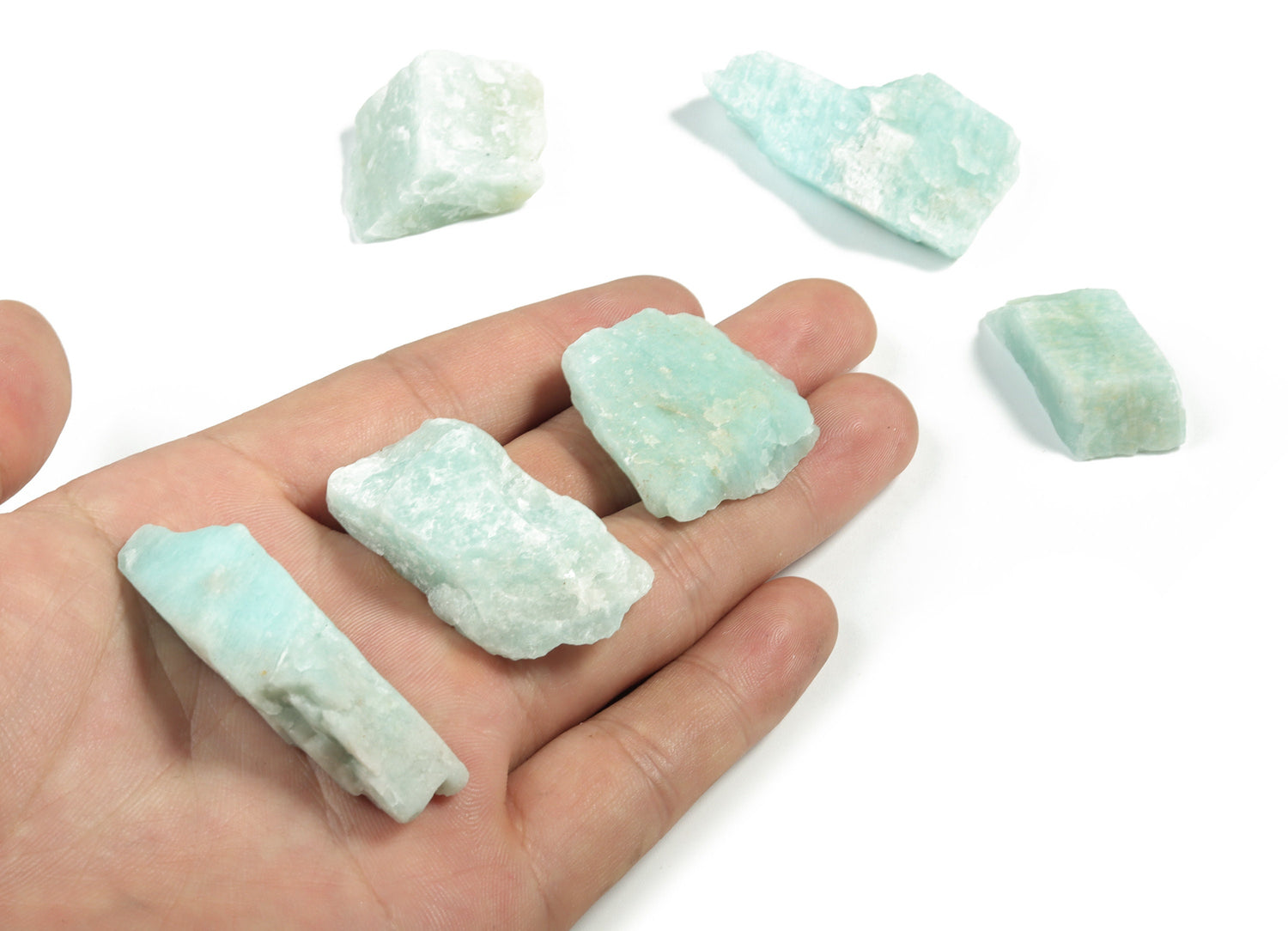 Amazonite brute - Pierre d'Amazonite brute - Pierre précieuse naturelle - Pierre en vrac - Amazonite - RA1005