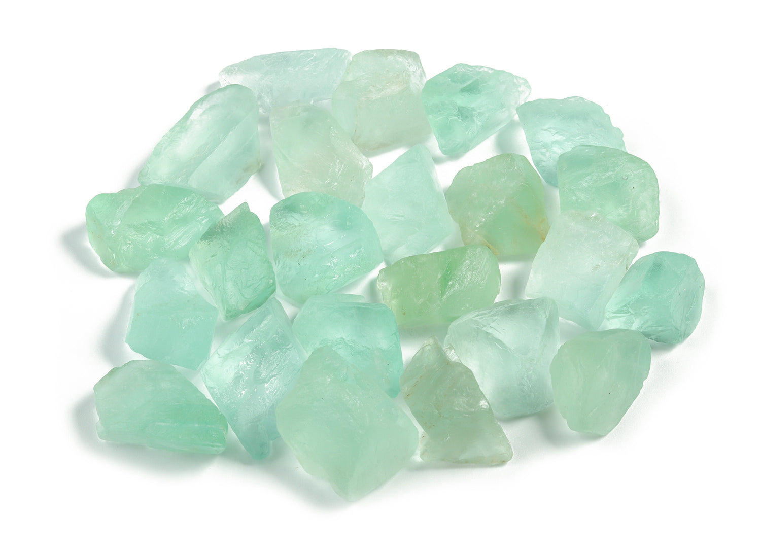 Pierre précieuse brute de fluorite verte ?€? Pierre de fluorite verte brute - Pierre précieuse verte naturelle ?€? Cristal vert - RA1010