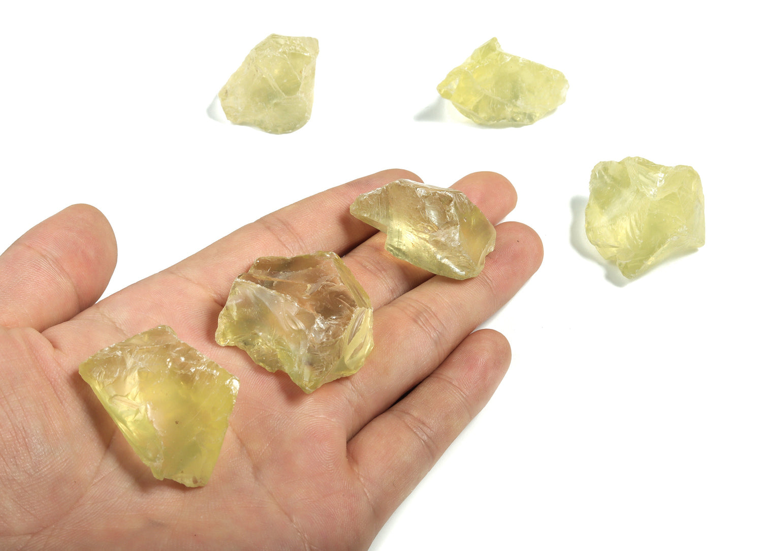 Pierre brute de quartz citrine citron - Roches brutes de quartz citron naturel ?€? Quartz citron brut aux vertus curatives ?€? RA1018