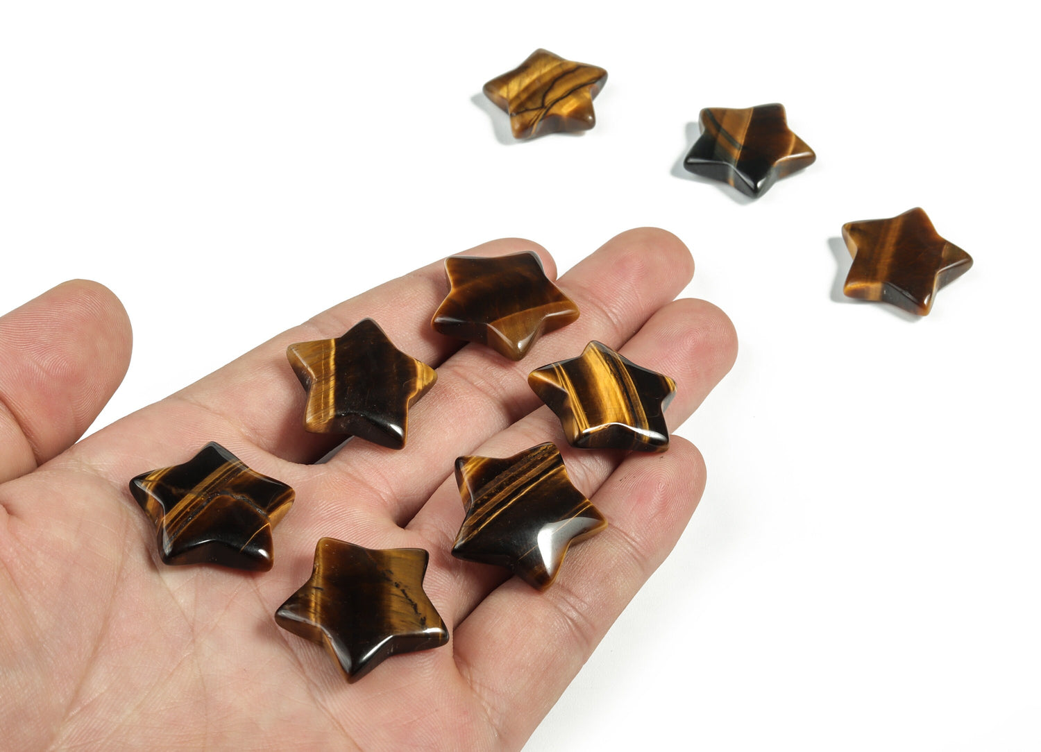 Tiger Eye Star Gemstone - 30mm - ST1031