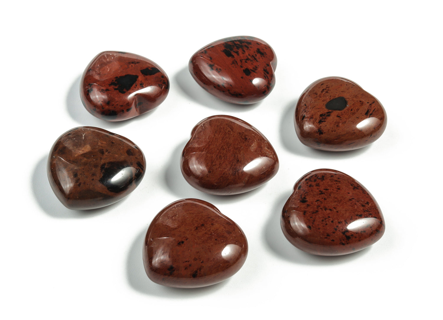 Corazón de Obsidiana Caoba - 30mm - HE1165