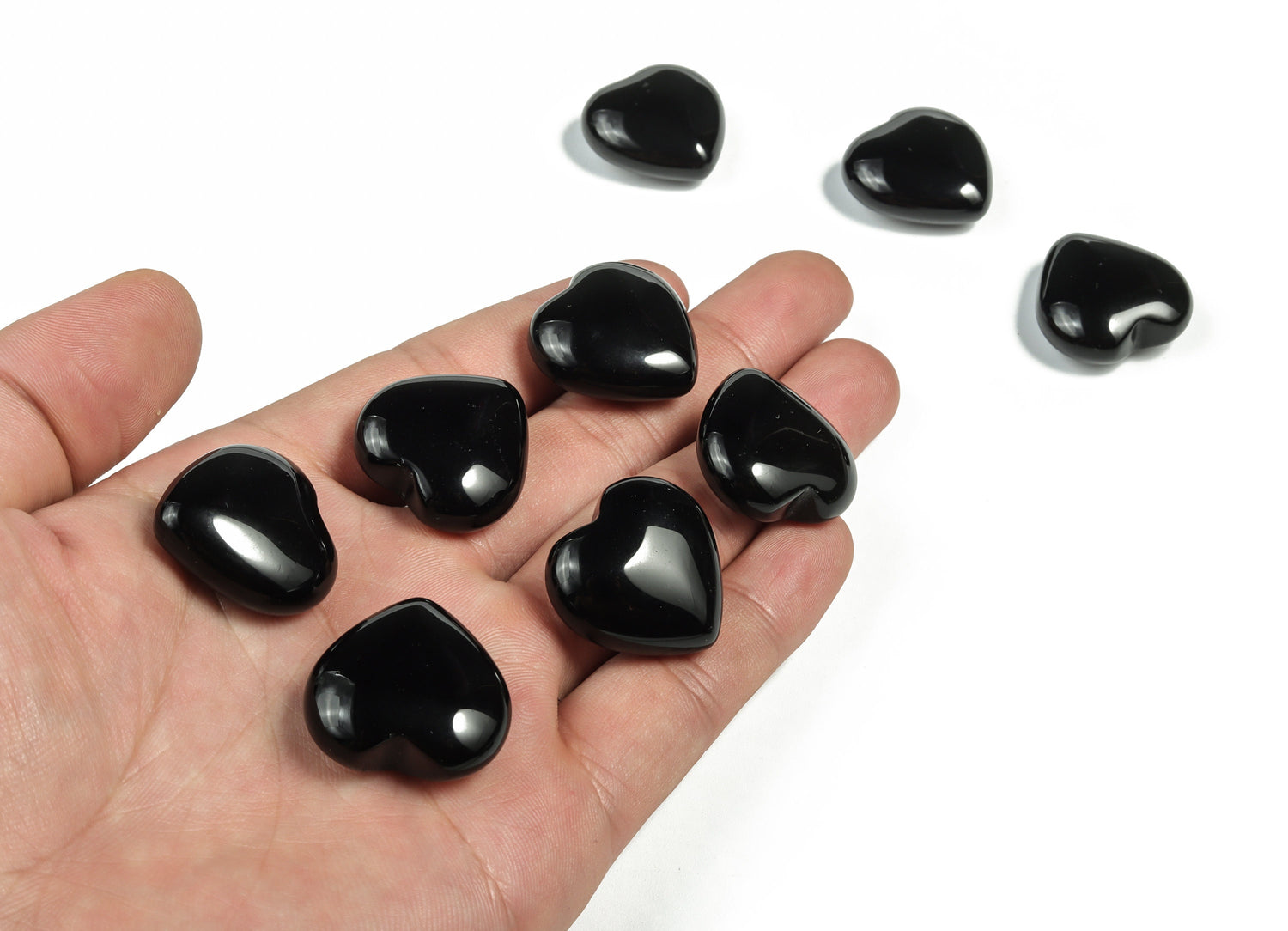 Gema de Corazón de Obsidiana - 25mm -HE1112
