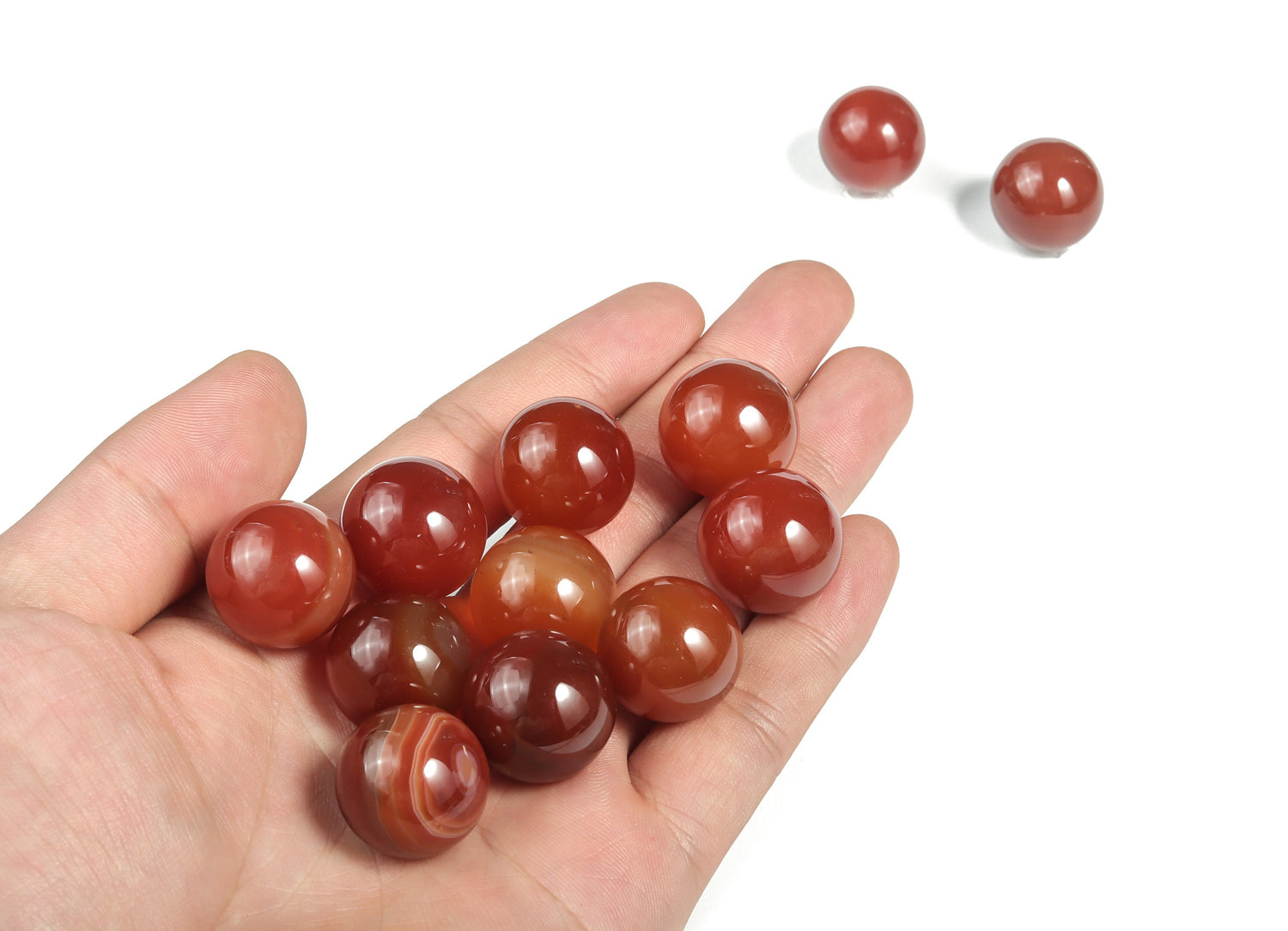 Carnelian Sphere Gemstone - Crystal Ball - 20mm - SP1004