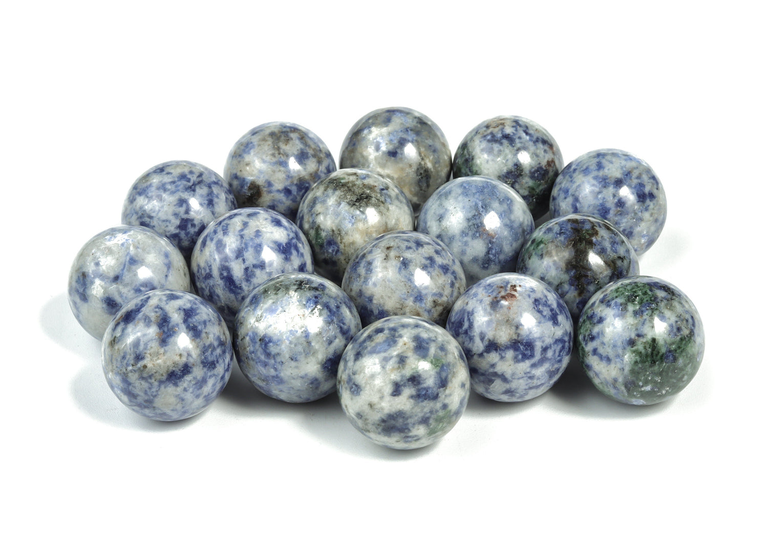 Esfera de jaspe moteado azul - Bola de cristal - 20 mm - SP1029