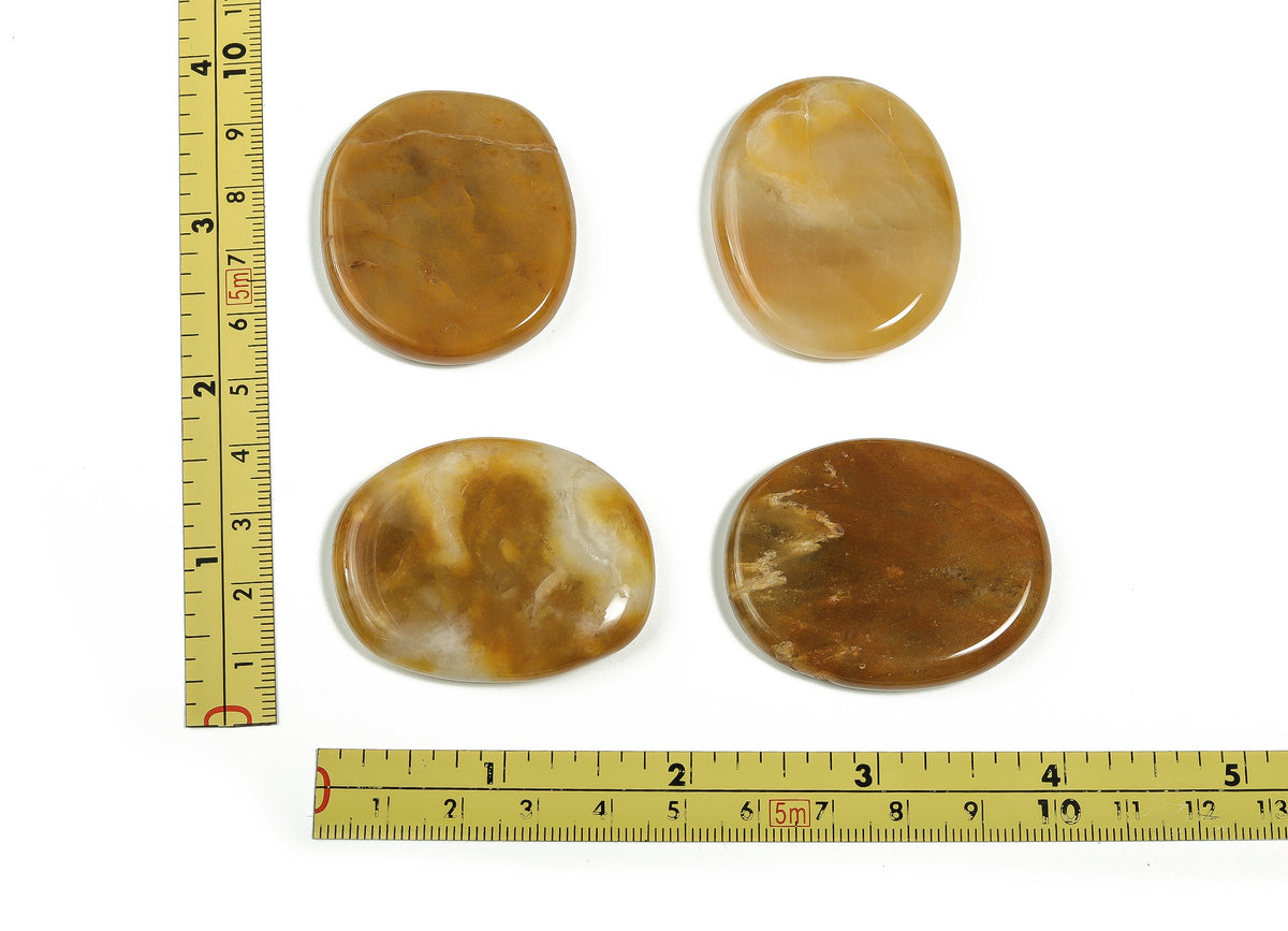 Orange Aventurine flat gemstone slab from GemstoneGO, showcasing vibrant orange color and smooth polished surface.
