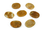 Orange Aventurine flat gemstone slab with natural patterns and vibrant orange color, showcasing polished surface and crystal texture from GemstoneGO.
