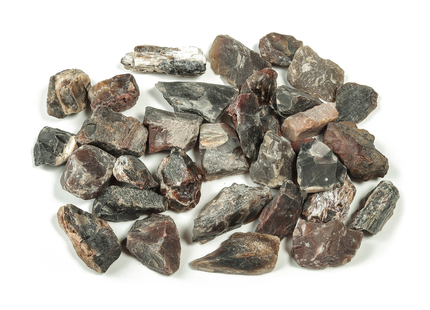 Raw petrified wood gemstone from GemstoneGO, showing natural textured patterns and earthy brown tones.