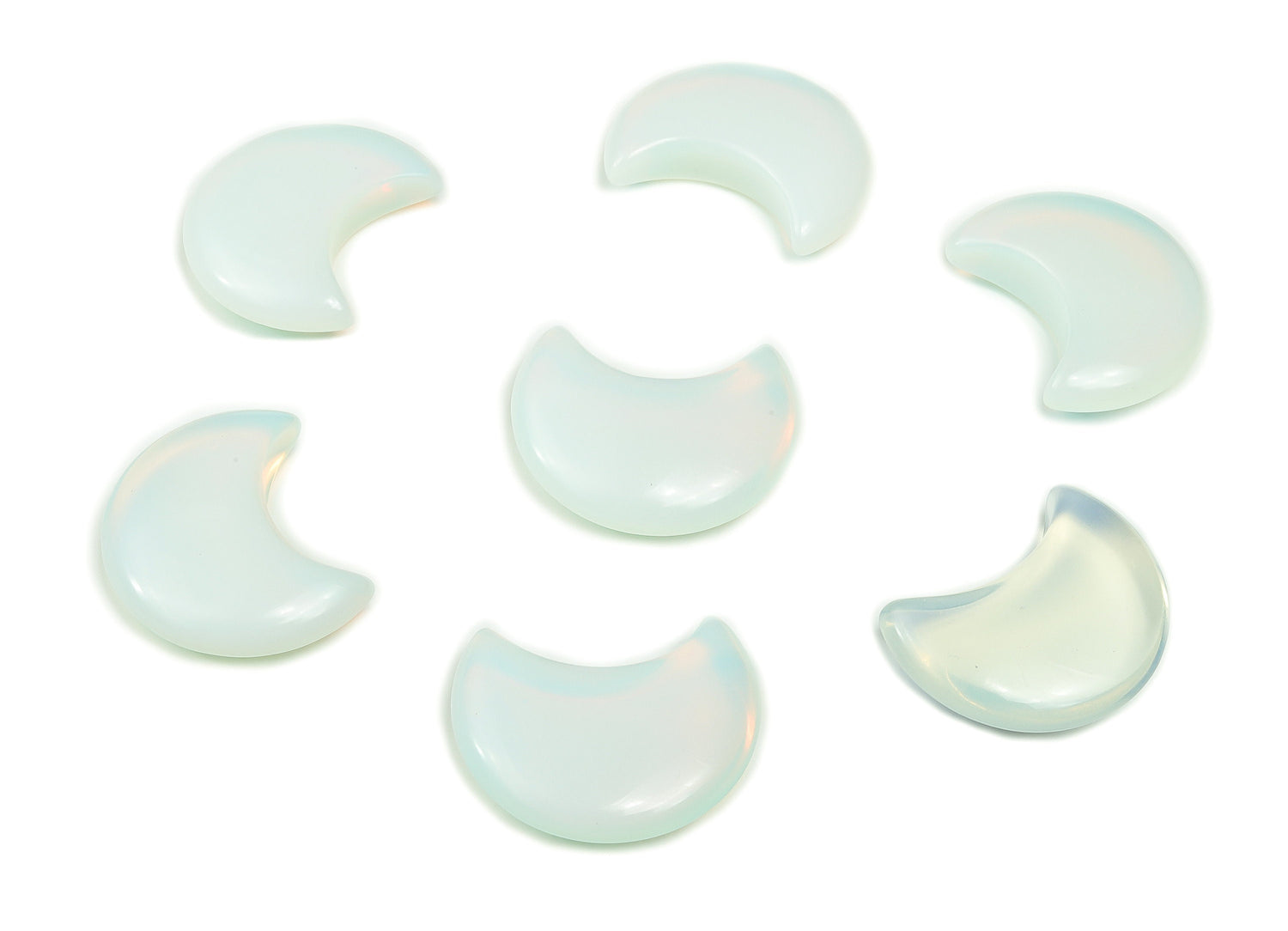Opalite Gemstone Moon - 30mm - MO1039