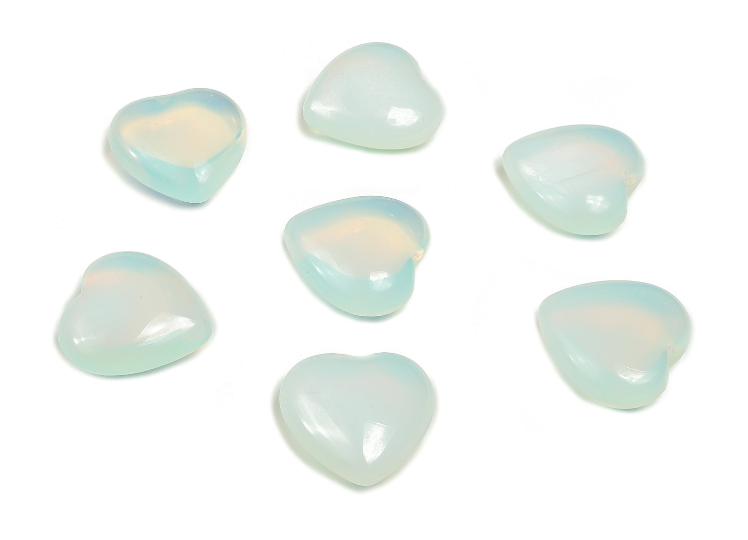 Opalite Heart Gemstone - 25mm - HE1122