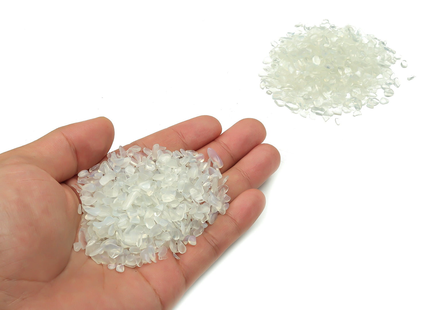 Opalite Crystal Chips - Semi Tumbled Stone - Bulk - 2-6mm - CP1038
